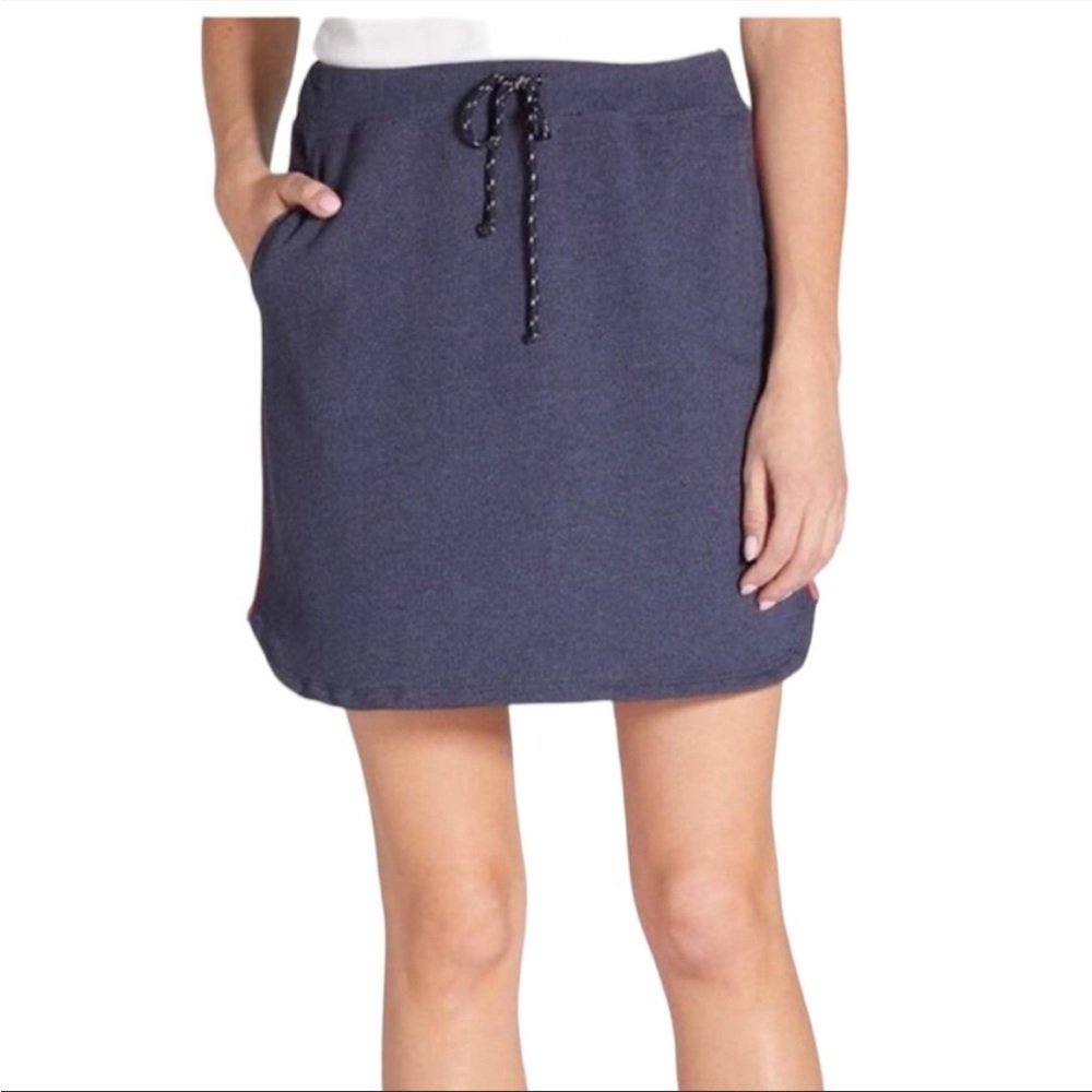 Perfect SUNDRY EVEREVE Track Skirt Washed Pull On Drawstring Waist 0 XS - Picture 1 of 7